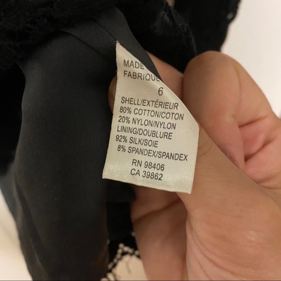 Theory Lace Long Sleeve Dress Sz 6 - Picture 3 of 5